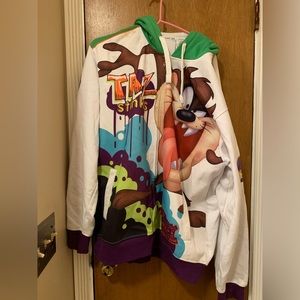 Looney tunes zip up hoodie